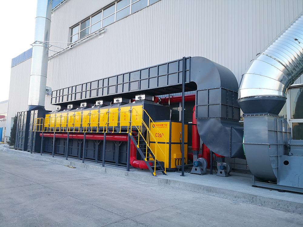 特變電工集團(tuán)噴漆車(chē)間VOCs廢氣處理竣工